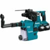 Makita XRH10PTW 18V X2 LXT (36V) 5.0 Ah Brushless Cordless 1-1/8 in. AVT Rotary Hammer Kit, accepts SDS-PLUS bits w/ Extractor,