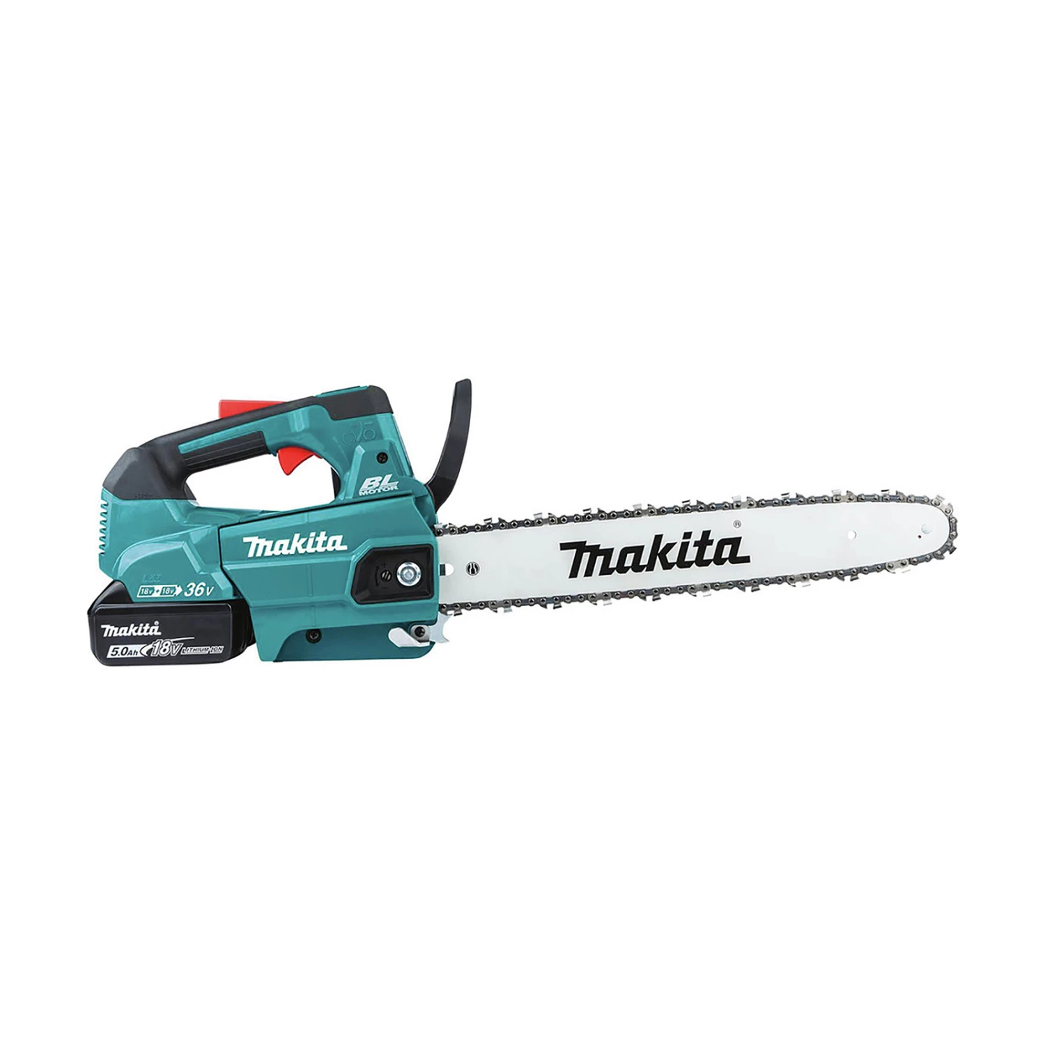 Makita XCU09PT 18V X2 (36V) LXT Lithium-Ion Brushless Cordless 16 in. Top Handle Chain Saw Kit (5 Ah) 4 Makita XCU09PT 18V X2 (36V) LXT Lithium-Ion Brushless Cordless 16 in. Top Handle Chain Saw Kit (5 Ah) - Image 4