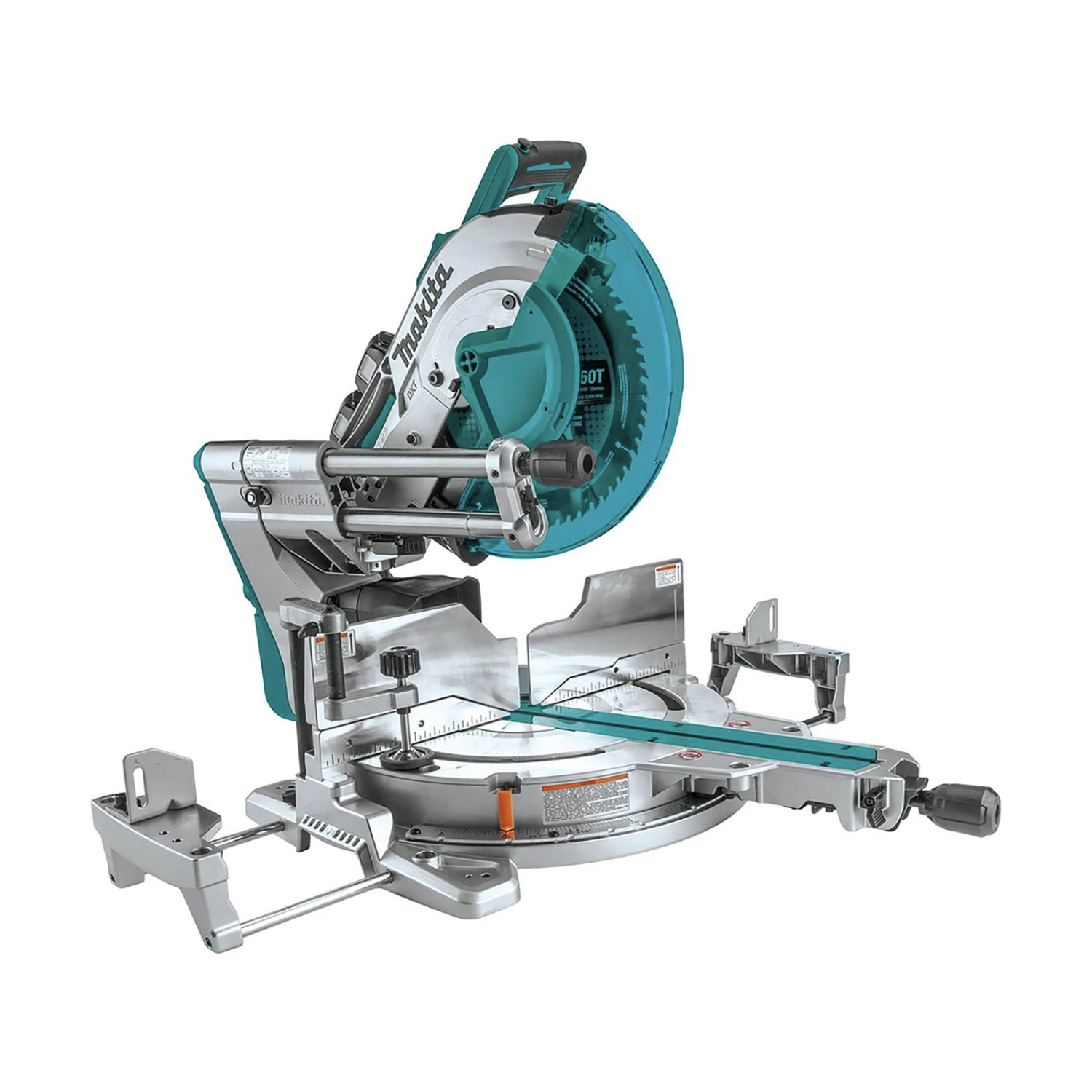 Makita XSL07PT 18V X2 LXT Lithium-Ion (36V) Brushless Cordless 12 in. Dual-Bevel Sliding Compound Miter Saw Kit with Laser (5 Ah 2 Makita XSL07PT 18V X2 LXT Lithium-Ion (36V) Brushless Cordless 12 in. Dual-Bevel Sliding Compound Miter Saw Kit with Laser (5 Ah - Image 2