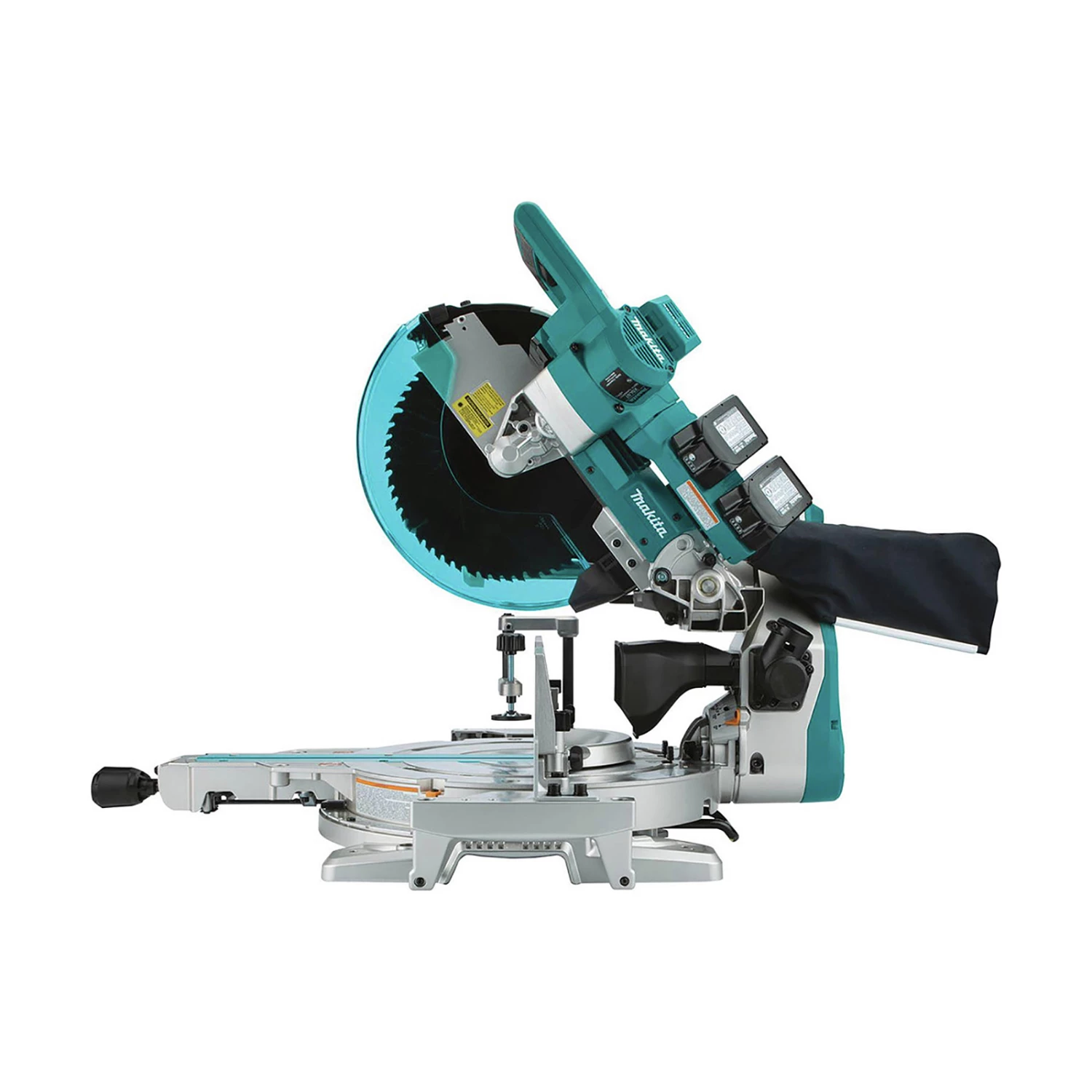 Makita XSL07PT 18V X2 LXT Lithium-Ion (36V) Brushless Cordless 12 in. Dual-Bevel Sliding Compound Miter Saw Kit with Laser (5 Ah 3 Makita XSL07PT 18V X2 LXT Lithium-Ion (36V) Brushless Cordless 12 in. Dual-Bevel Sliding Compound Miter Saw Kit with Laser (5 Ah - Image 3