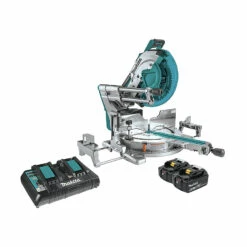 Makita XSL07PT 18V X2 LXT Lithium-Ion (36V) Brushless Cordless 12 in. Dual-Bevel Sliding Compound Miter Saw Kit with Laser (5 Ah